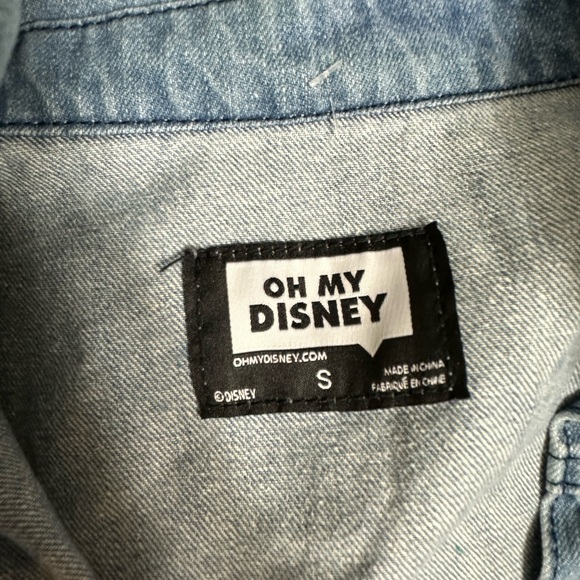 oh So Disney Genie Carpet Aladdin Denim Jacket Small - Picture 3 of 6